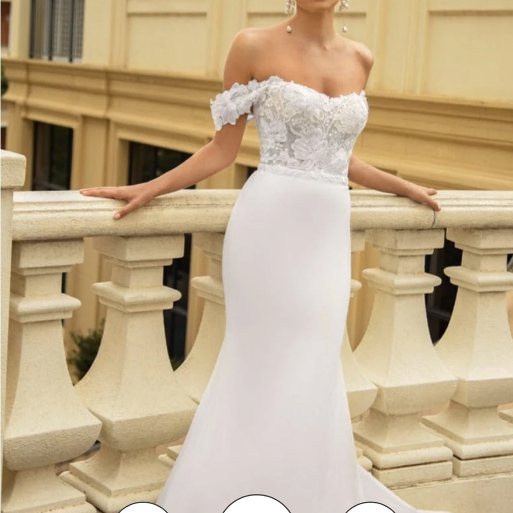 Strapless Bridal Gown by Madi Lane